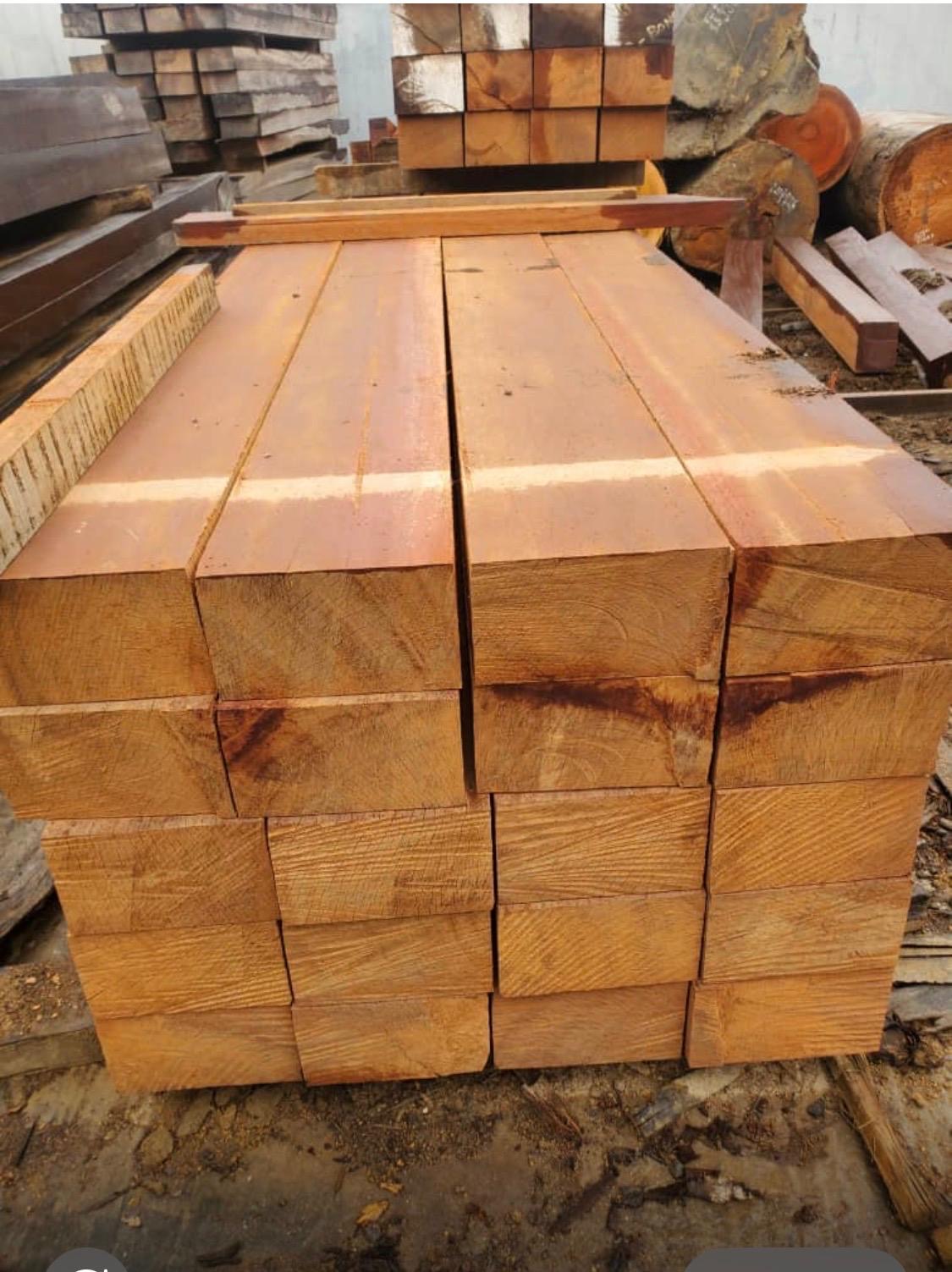 Squared lumber ready for grading